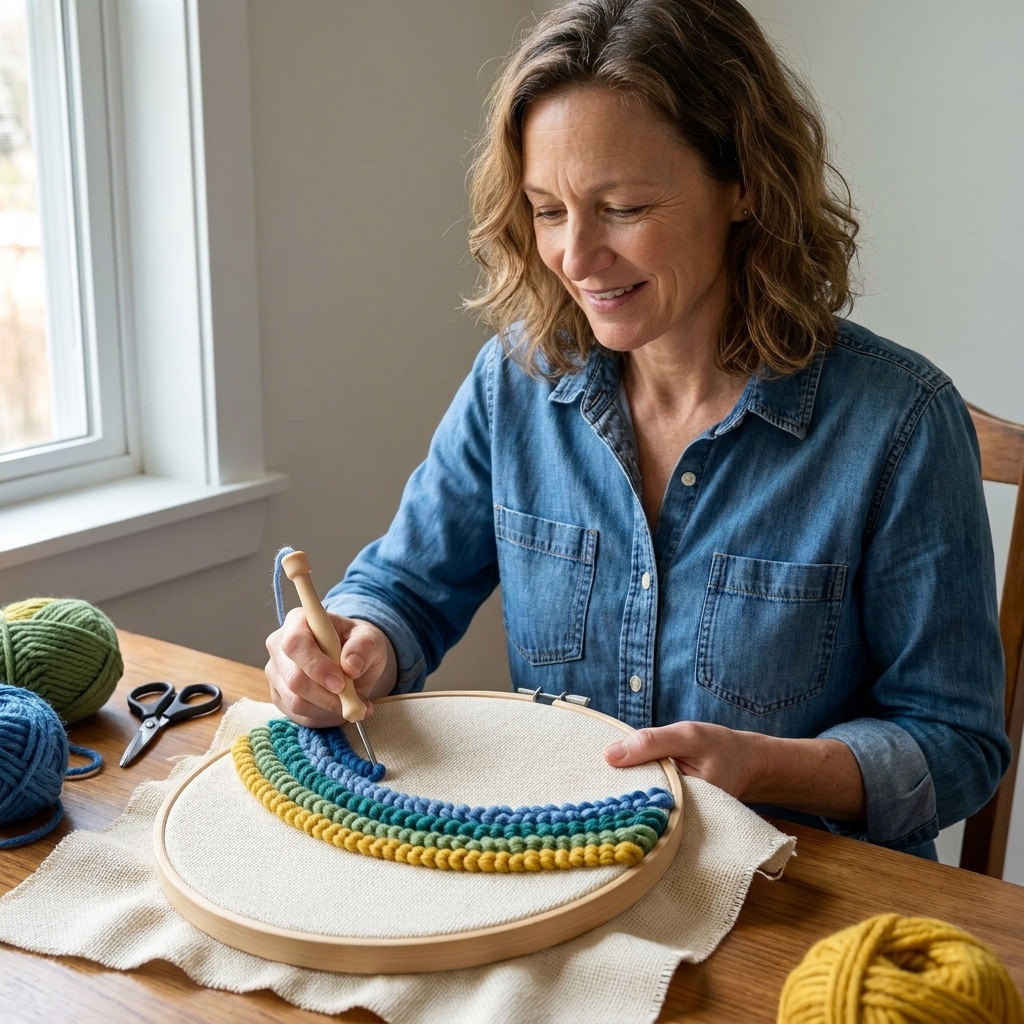 Punch Needle Embroidery 101: Your First Rug