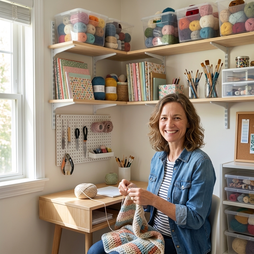 20 Genius Craft Room Organization Ideas for Small Spaces